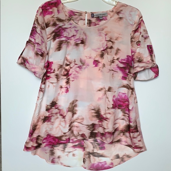 Jennifer Lopez High Low Blouse. Small. - Picture 1 of 5